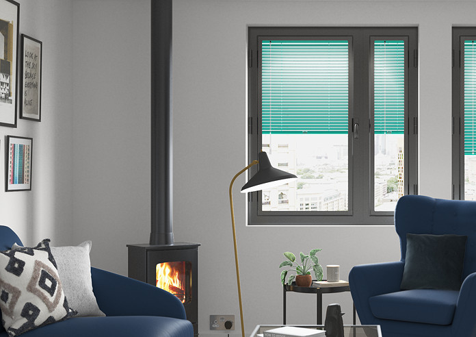 Venetian, Teal - Perfect Fit Blind - Image 3